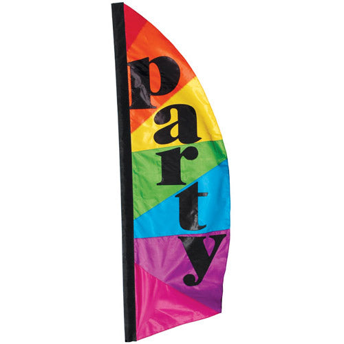 8.5' Party Confetti Feather Banner