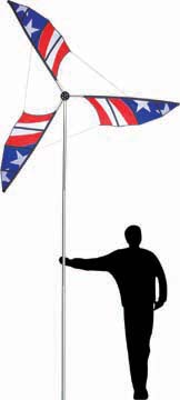 6.5' Patriotic Wind Generator