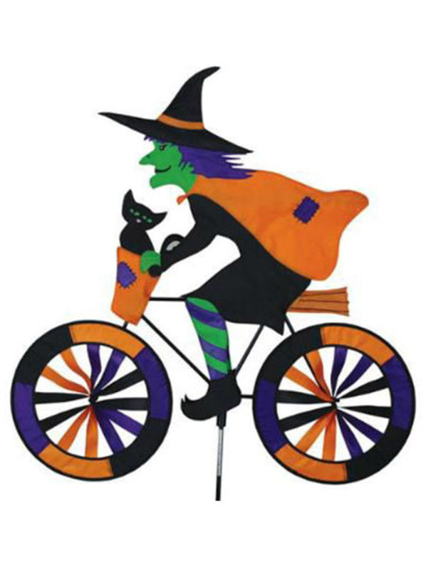Lawn Spinner - Witch on a Bike