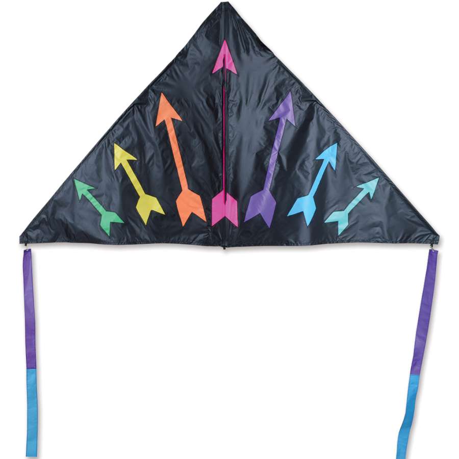 6 ft. 5 In. Delta Kite - Rainbow Arrows