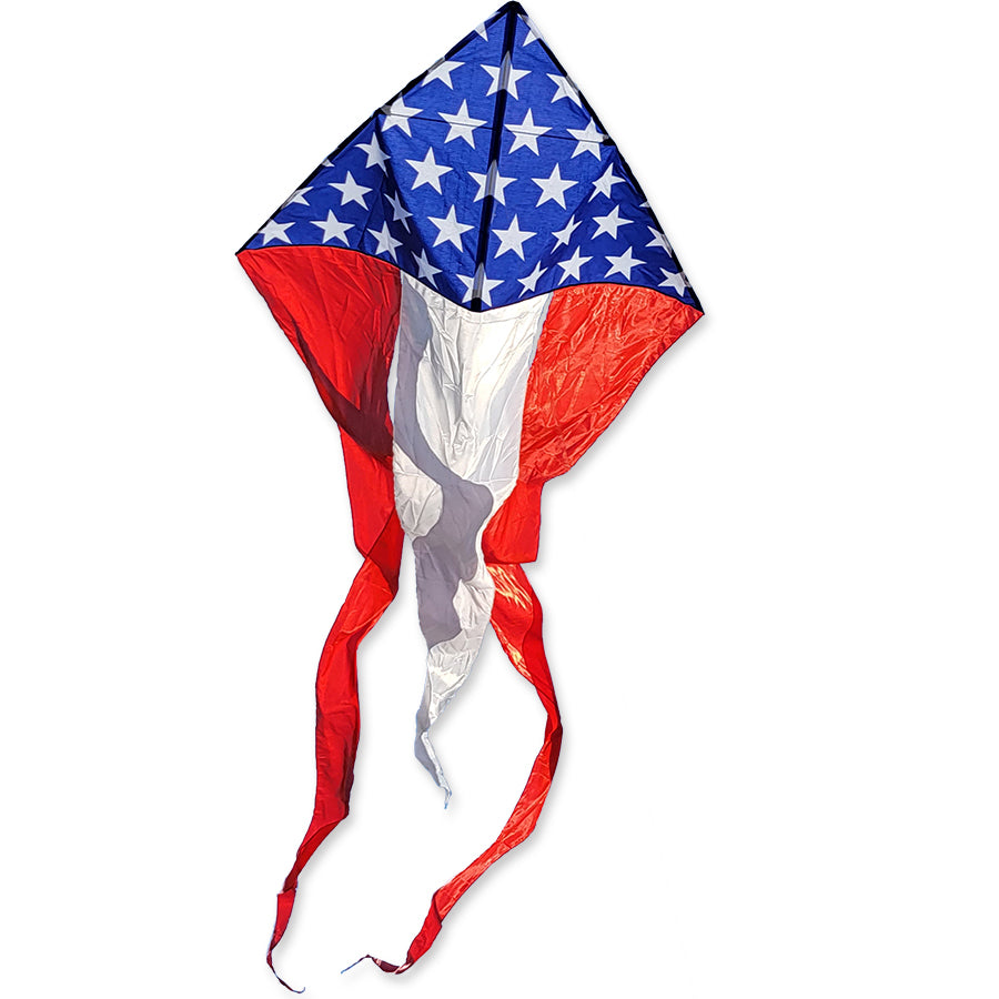 56 in. Flo-Tail Delta Kite - Patriotic