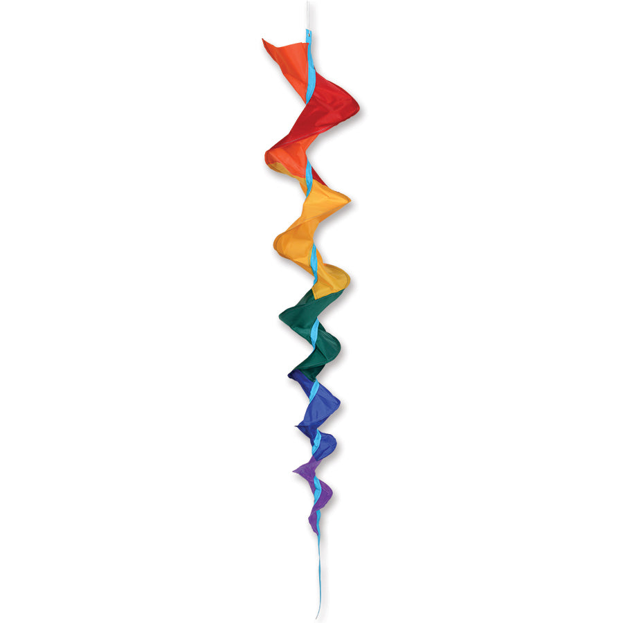 David Ti - Large Fusilli - Rainbow Spinning Windsock
