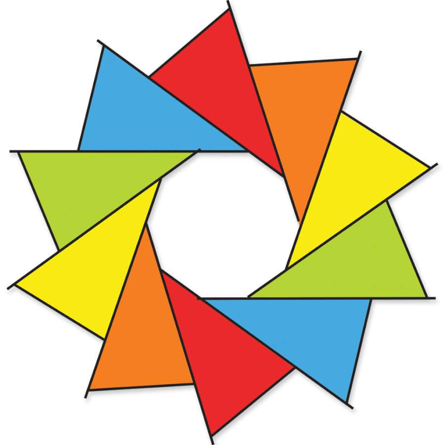 40 in. Rainbow F-Stop Spinner