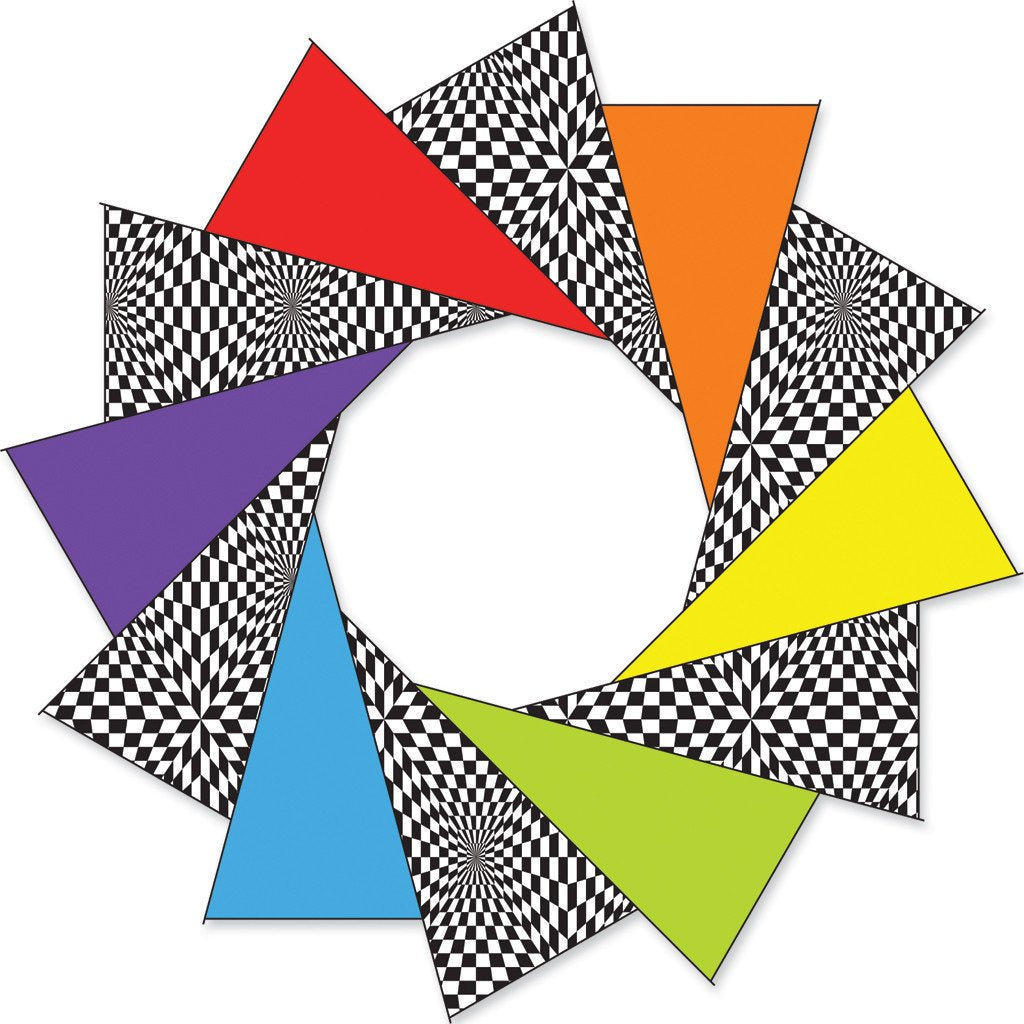 80 Inch Rainbow Op-Art F-Stop
