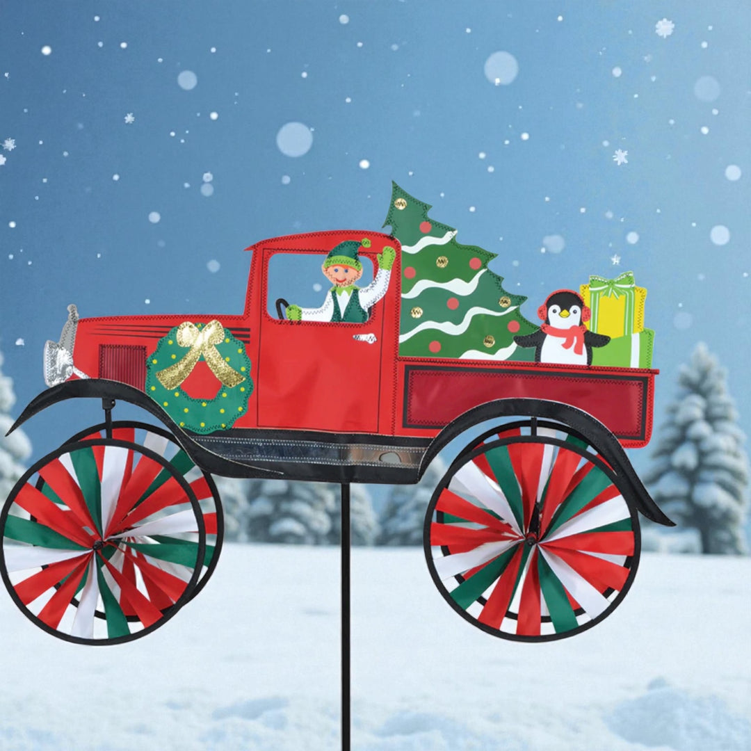 Christmas Truck - Lawn Spinner
