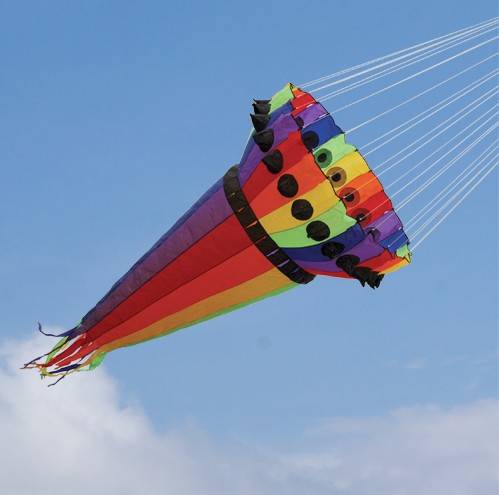 10 Ft. Rainbow Wind Cone by Willie Koch