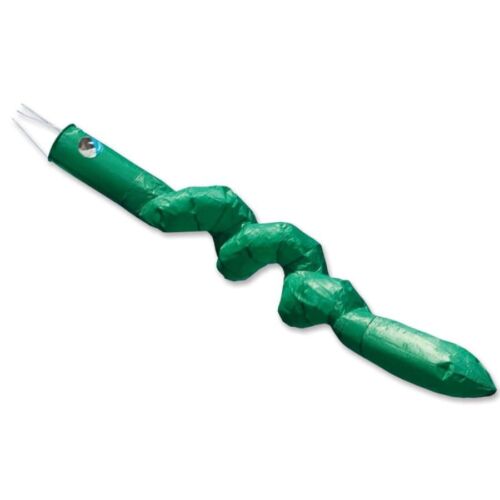 Windsock - 3D Green Wacky Worm