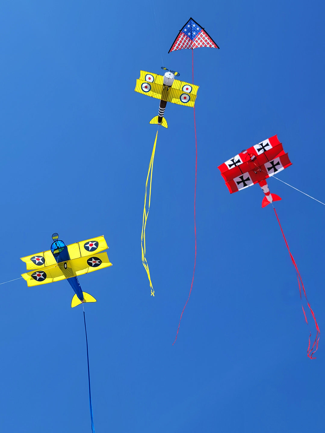 Giant Red Baron Tri-Plane Kite
