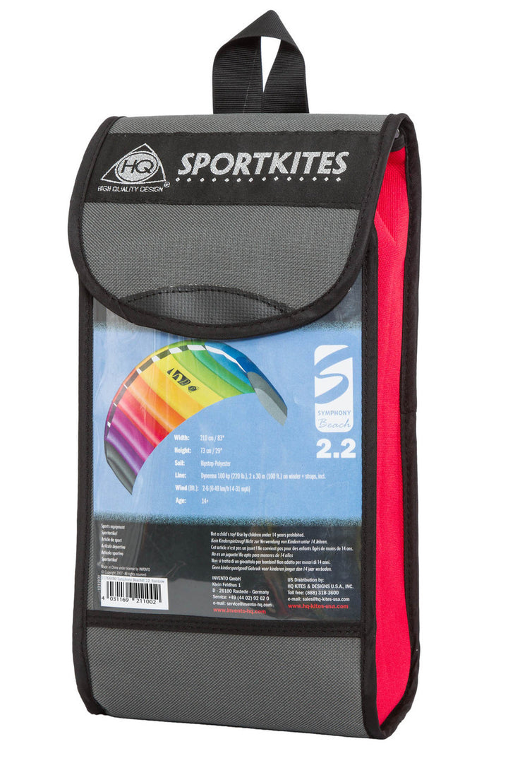 Symphony Beach III 1.3 Rainbow Foil Kite