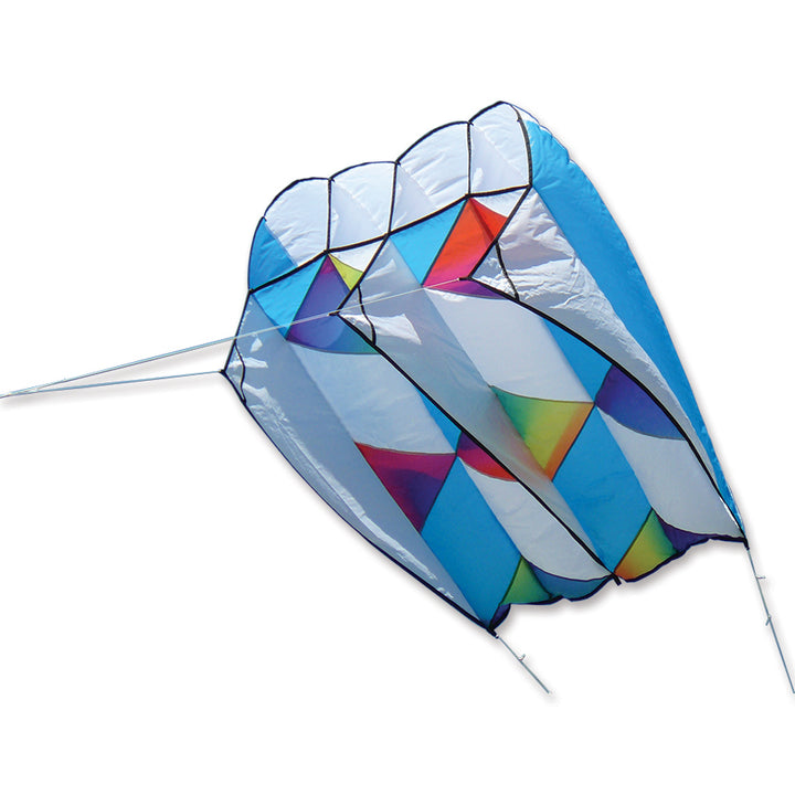 Killip 10 Foil Kite - Rainbow Cubes with 36 Ft. Fuzzy Tail