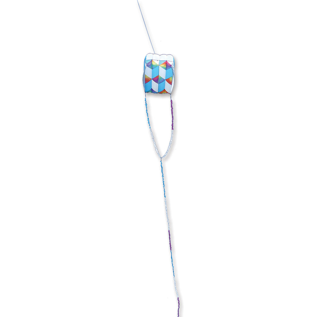 Killip 20 Foil Kite - Rainbow Cubes with 50 Ft. Fuzzy Tail