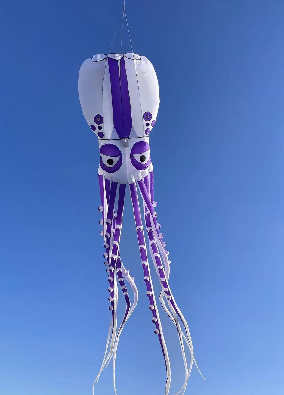 12M Octopus 4 Color - Picture Pretty Kites12M Octopus 4 ColorSingle Line Kites/Specialty Kites;Single Line Kites/Specialty Kites/Inflatable KitesPicture Pretty KitesWhite/Purple12M Octopus 4 Color