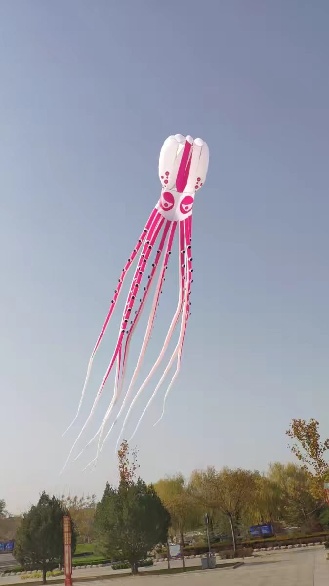 12M Octopus 4 Color - Picture Pretty Kites12M Octopus 4 ColorSingle Line Kites/Specialty Kites;Single Line Kites/Specialty Kites/Inflatable KitesPicture Pretty KitesWhite/Pink12M Octopus 4 Color