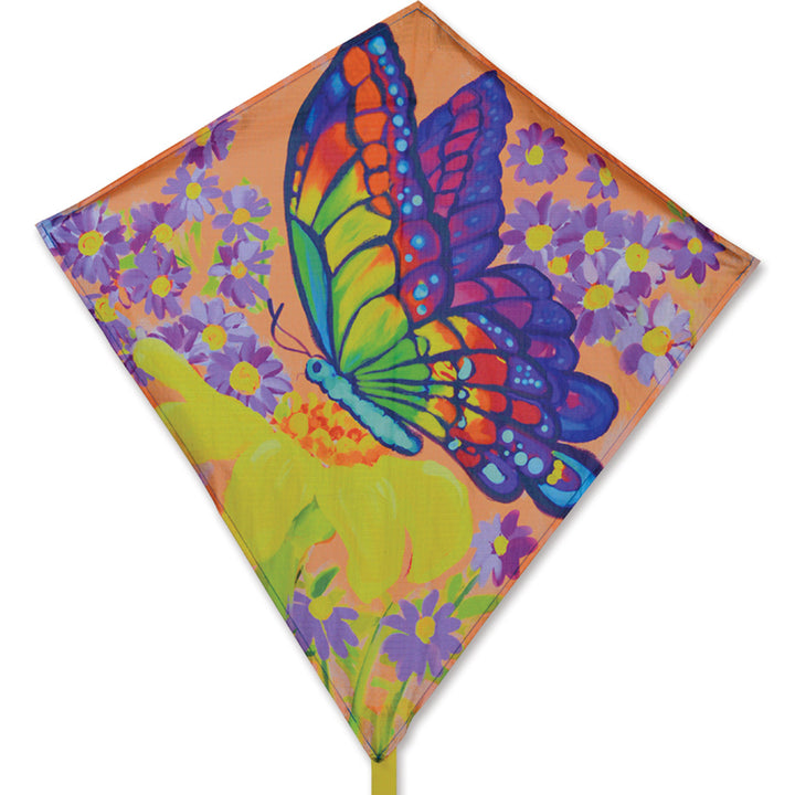 25 inch Diamond (Butterfly and Wildflowers)