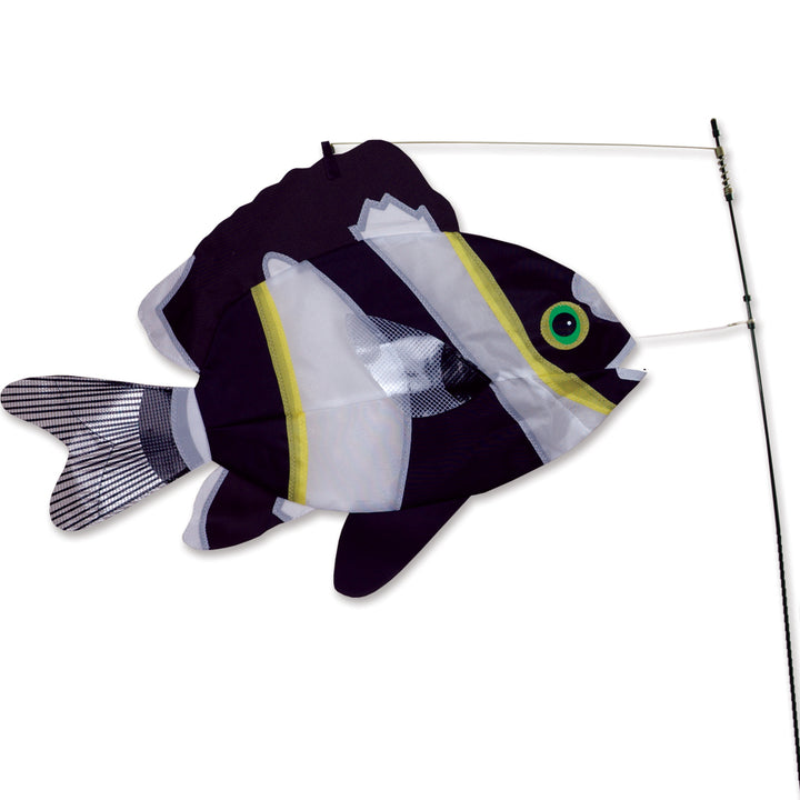 Swimming Fish - Black and White