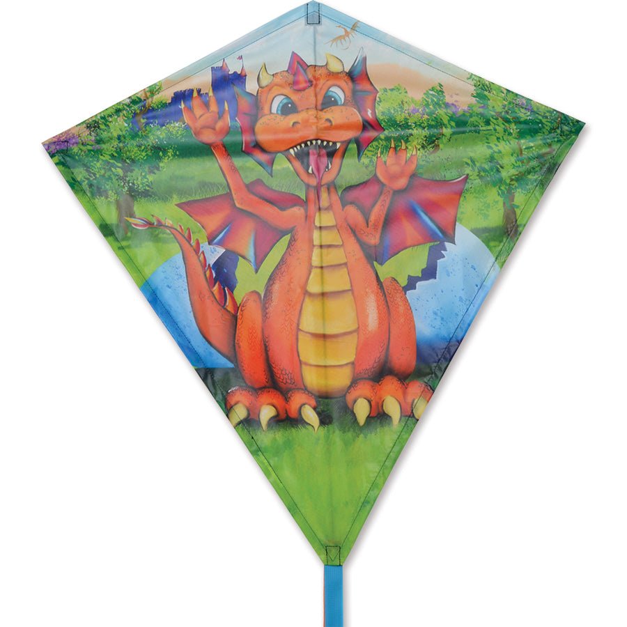 30 in. Diamond Kite - Baby Dragon - Picture Pretty Kites30 in. Diamond Kite - Baby DragonSingle Line Kites;Single Line Kites/Diamond Kites;Brands/Premier KitesPR15219/B38Picture Pretty KitesPR15219/B3830 in. Diamond Kite - Baby Dragon