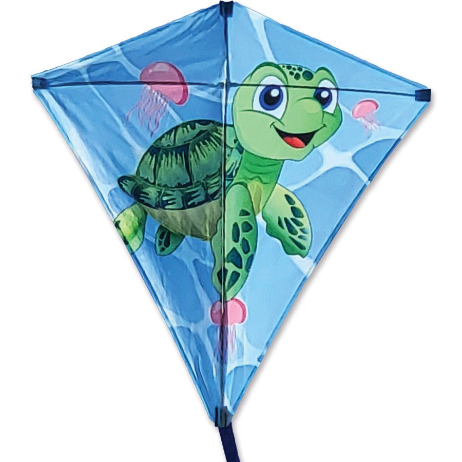 30 in. Diamond Kite - Cute Sea Turtle - Picture Pretty Kites30 in. Diamond Kite - Cute Sea TurtleSingle Line Kites;Single Line Kites/Diamond Kites;Brands/Premier KitesPR15292/B39Picture Pretty KitesPR15292/B3930 in. Diamond Kite - Cute Sea Turtle