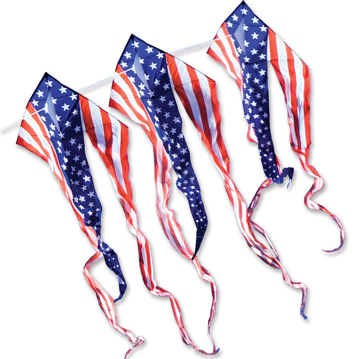 46 in. Flo-Train Delta Kite - (3-Pack Kite Bundle-3 color)
