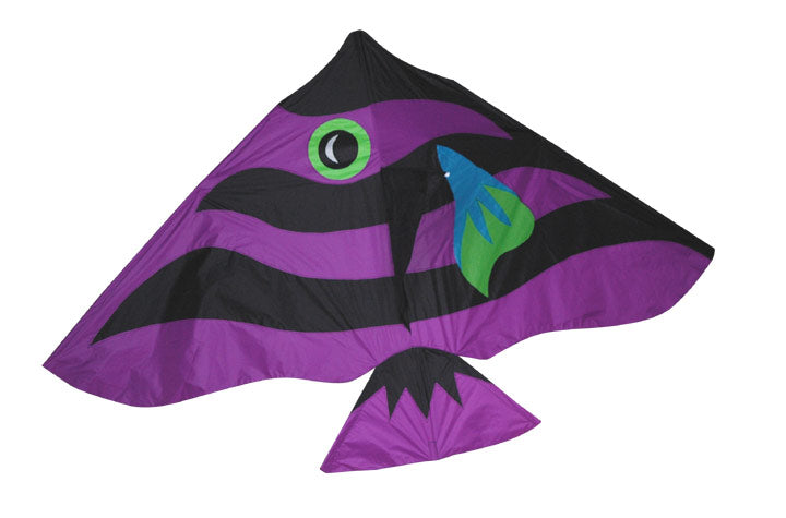 Damsel Zebra Fish Kite - Plum - Joel Scholz