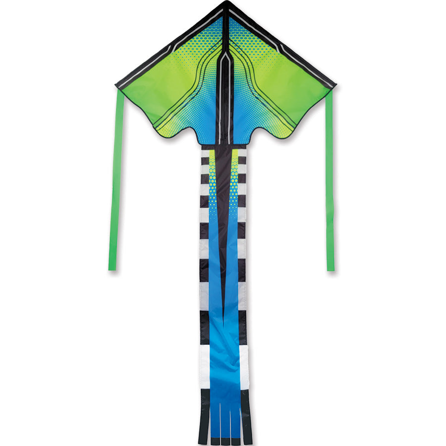 Lg. Easy Flyer Kite - Lime Neontech