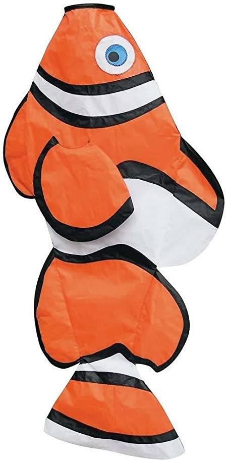 6 Ft. Giant Clown Fish Windsock - Picture Pretty Kites6 Ft. Giant Clown Fish WindsockGarden Art, windsocks, and wind spinners;Garden Art, windsocks, and wind spinners/Wind Spinners;Garden Art, windsocks, and wind spinners/Windsocks;Kite Accessories;Kite Accessories/Kite Line Art;Brands/In The BreezeSD42721 /T15Picture Pretty KitesSD42721 /T15524879056 Ft. Giant Clown Fish Windsock