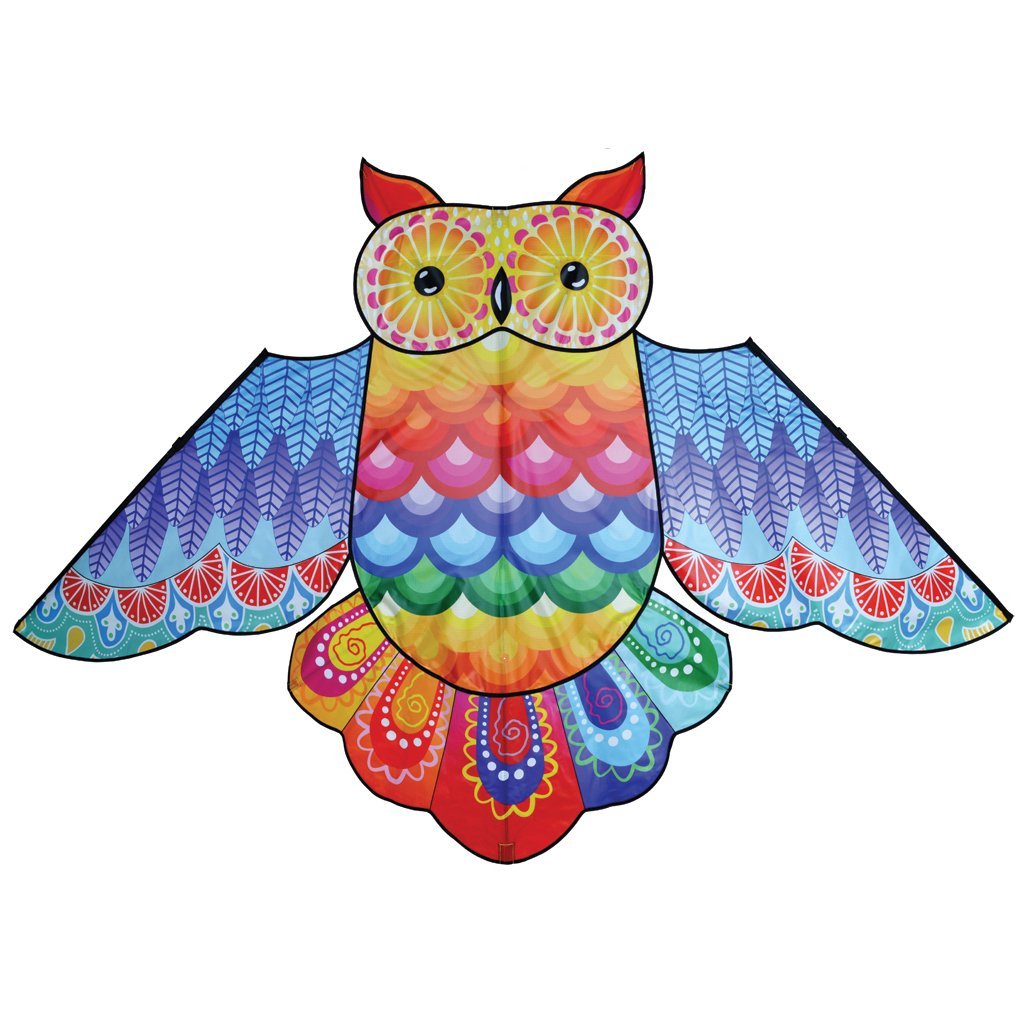 86" Rainbow Owl Bird Kite - Picture Pretty Kites86" Rainbow Owl Bird KiteSingle Line Kites;Single Line Kites/Animal Kites;Single Line Kites/Animal Kites/Bird Kites;Brands/Premier KitesPR44946 /C11Picture Pretty KitesPR44946 /C117018262586" Rainbow Owl Bird Kite