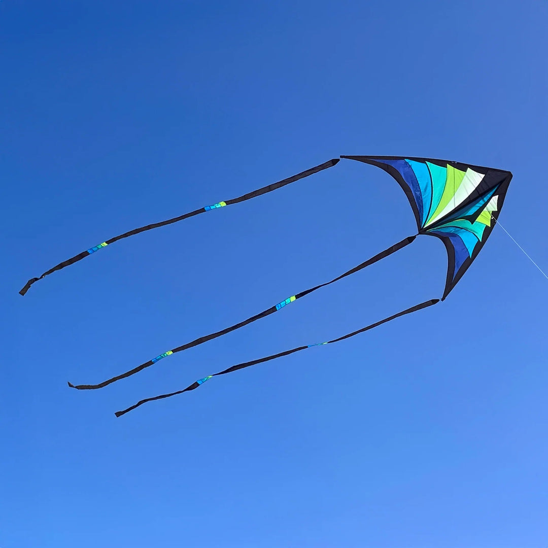 Brasington Taz Delta - Picture Pretty KitesBrasington Taz DeltaSingle Line Kites;Single Line Kites/Parafoil Kites and Sled Kites;Starter Kites;Brands/Prism KitesPicture Pretty KitesBlue/GreenBrasington Taz Delta
