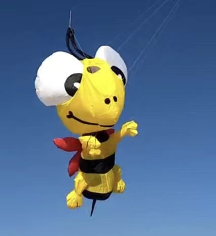 Inflatable Bee 3M - Picture Pretty KitesInflatable Bee 3MSingle Line Kites/Animal Kites;Single Line Kites/Specialty Kites/Inflatable KitesPicture Pretty KitesInflatable Bee 3M