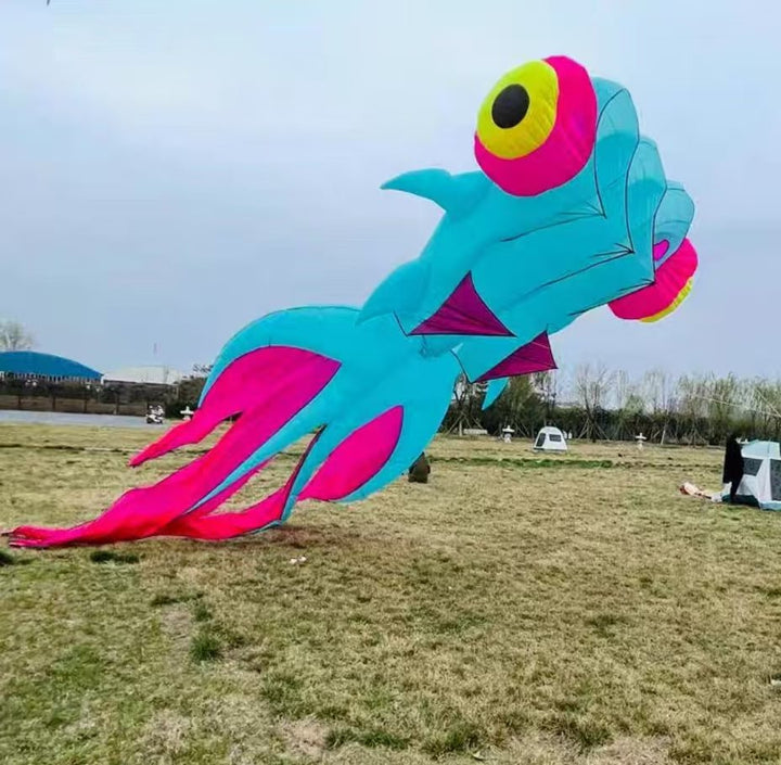 Inflatable Goldfish Kite - Picture Pretty KitesInflatable Goldfish KiteSingle Line Kites;Single Line Kites/Specialty Kites/Inflatable KitesPicture Pretty Kites11393249tealInflatable Goldfish Kite