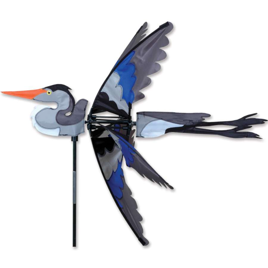 Lawn Spinner (30" Great Blue Heron) - Picture Pretty KitesLawn Spinner (30" Great Blue Heron)Garden Art, windsocks, and wind spinners;Garden Art, windsocks, and wind spinners/Outdoor Decor;Brands/PremierPR25004Picture Pretty KitesPR25004630104250041Lawn Spinner (30" Great Blue Heron)