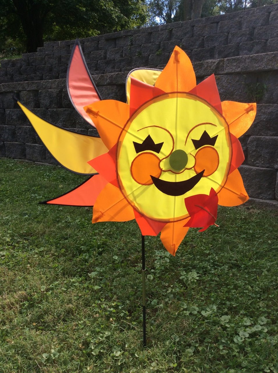 Lawn Spinner (Autumn Sun) - Picture Pretty KitesLawn Spinner (Autumn Sun)Garden Art, windsocks, and wind spinners;Garden Art, windsocks, and wind spinners/Outdoor Decor;Bargain Bin;Brands/Go Fly A KiteGF32012Picture Pretty KitesGF3201244263137Lawn Spinner (Autumn Sun)