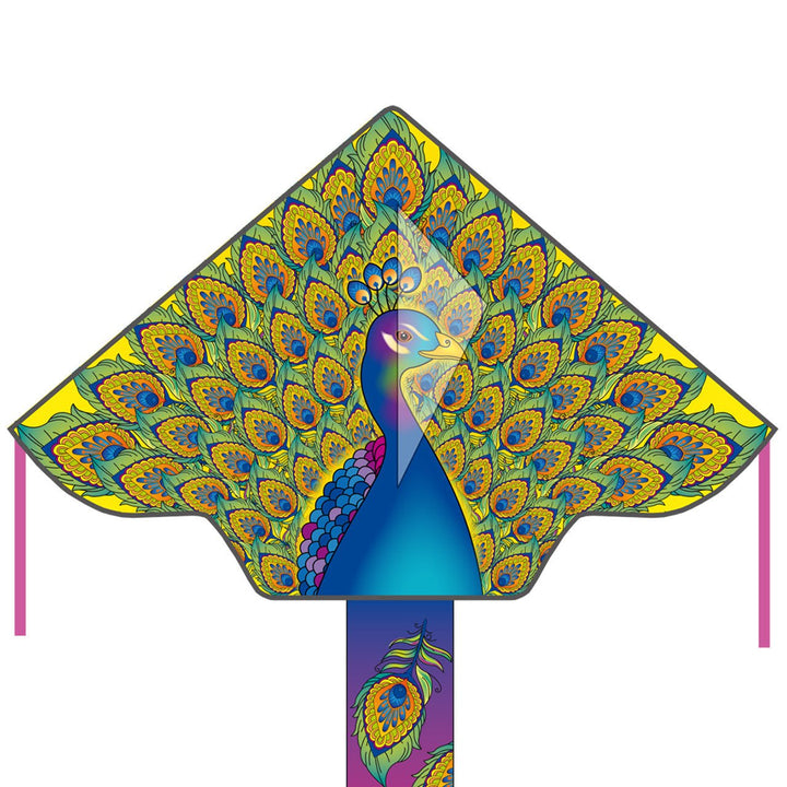 Simple Flyer Peacock - Picture Pretty KitesSimple Flyer PeacockSingle Line Kites;Single Line Kites/Easy Flyer Kites;Brands/HQ KitesHQ102149Picture Pretty KitesHQ10214998363105Simple Flyer Peacock