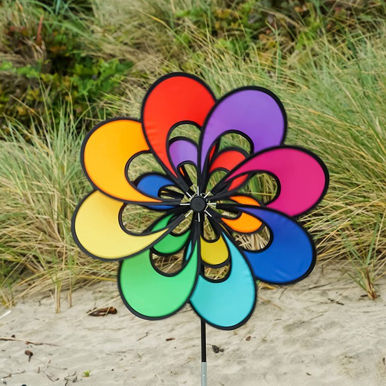 SPECTRUM DOUBLE WINDEE WHEEL - Picture Pretty KitesSPECTRUM DOUBLE WINDEE WHEELGarden Art, windsocks, and wind spinners;Brands/In The BreezeITB2723Picture Pretty KitesITB272343902689SPECTRUM DOUBLE WINDEE WHEEL