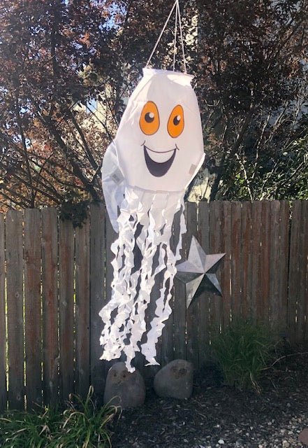 Spook The Ghost 3D Windsock - Picture Pretty KitesSpook The Ghost 3D WindsockGarden Art, windsocks, and wind spinners;Garden Art, windsocks, and wind spinners/Seasonal Items;Garden Art, windsocks, and wind spinners/Windsocks;Brands/AirVantageITB5019Picture Pretty KitesITB501951046113Spook The Ghost 3D Windsock
