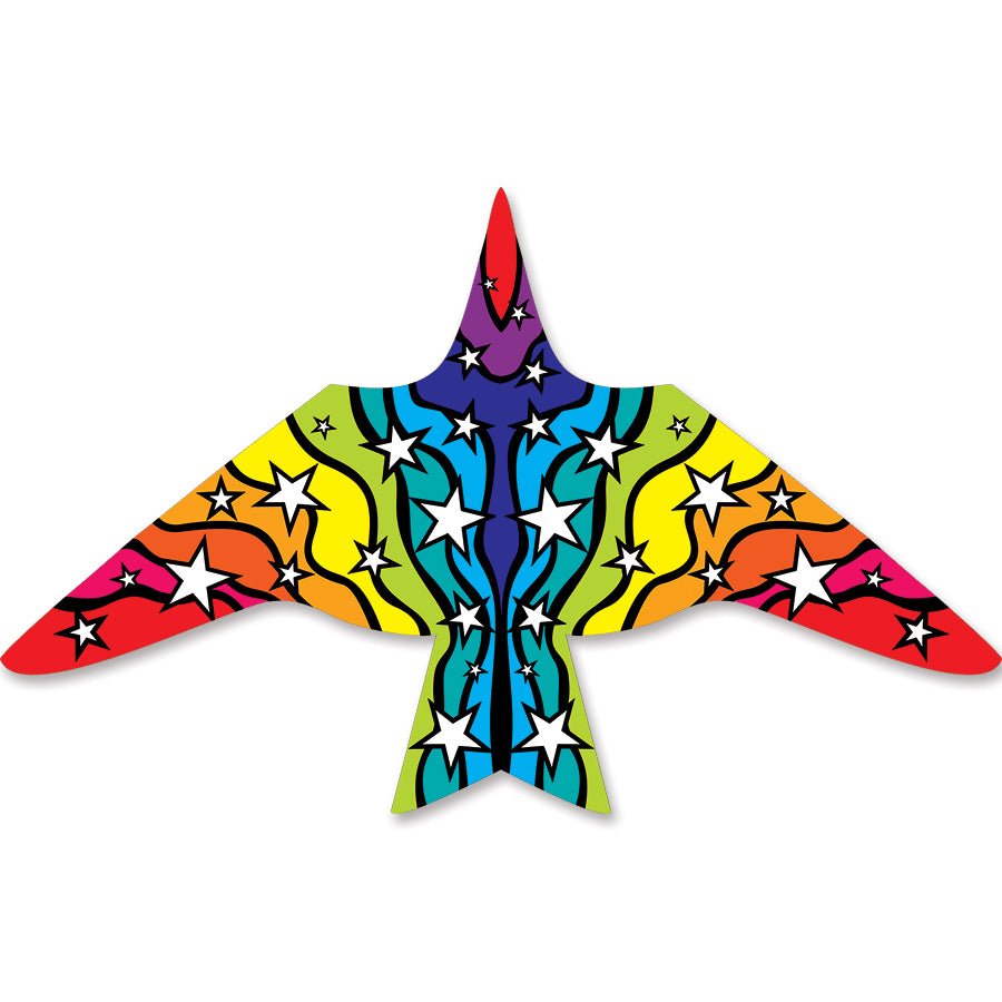 Thunderbird Kite - 11.5 Ft. Rainbow Stars - Picture Pretty KitesThunderbird Kite - 11.5 Ft. Rainbow StarsSingle Line Kites;Single Line Kites/Animal Kites;Single Line Kites/Animal Kites/Bird Kites;Single Line Kites/Delta Kites;Single Line Kites/Specialty Kites;Brands/Premier KitesPR16132 /C20Picture Pretty KitesPR16132 /C2071231201Thunderbird Kite - 11.5 Ft. Rainbow Stars