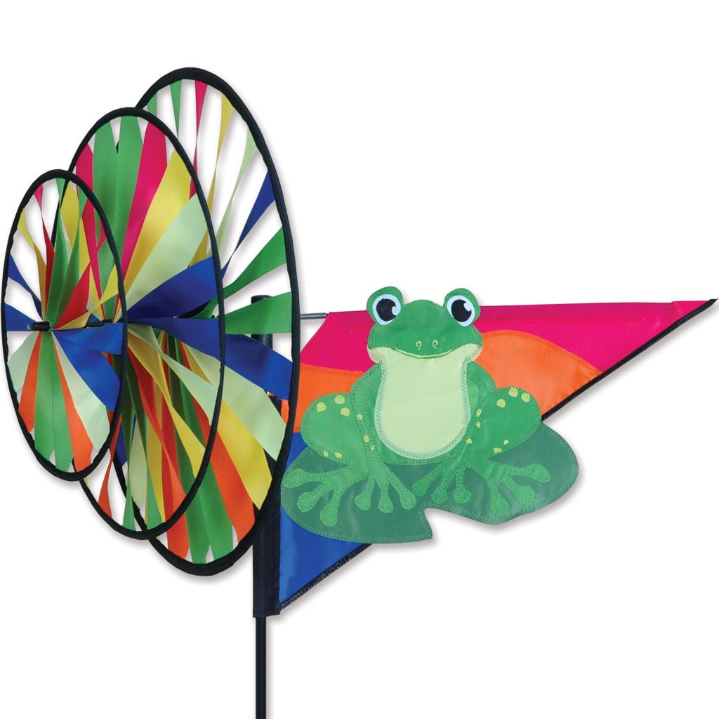 Triple Spinner - Green Frog - Picture Pretty KitesTriple Spinner - Green FrogGarden Art, windsocks, and wind spinners;Garden Art, windsocks, and wind spinners/Outdoor Decor;Brands/PremierPR22107Picture Pretty KitesPR2210747343329Triple Spinner - Green Frog