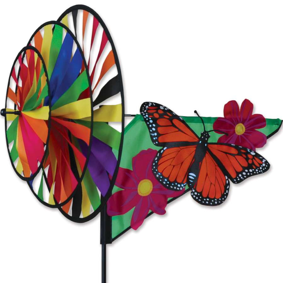 Triple Spinner - Monarch - Picture Pretty KitesTriple Spinner - MonarchGarden Art, windsocks, and wind spinners;Garden Art, windsocks, and wind spinners/Outdoor Decor;Brands/PremierPR27117Picture Pretty KitesPR2711746622433Triple Spinner - Monarch