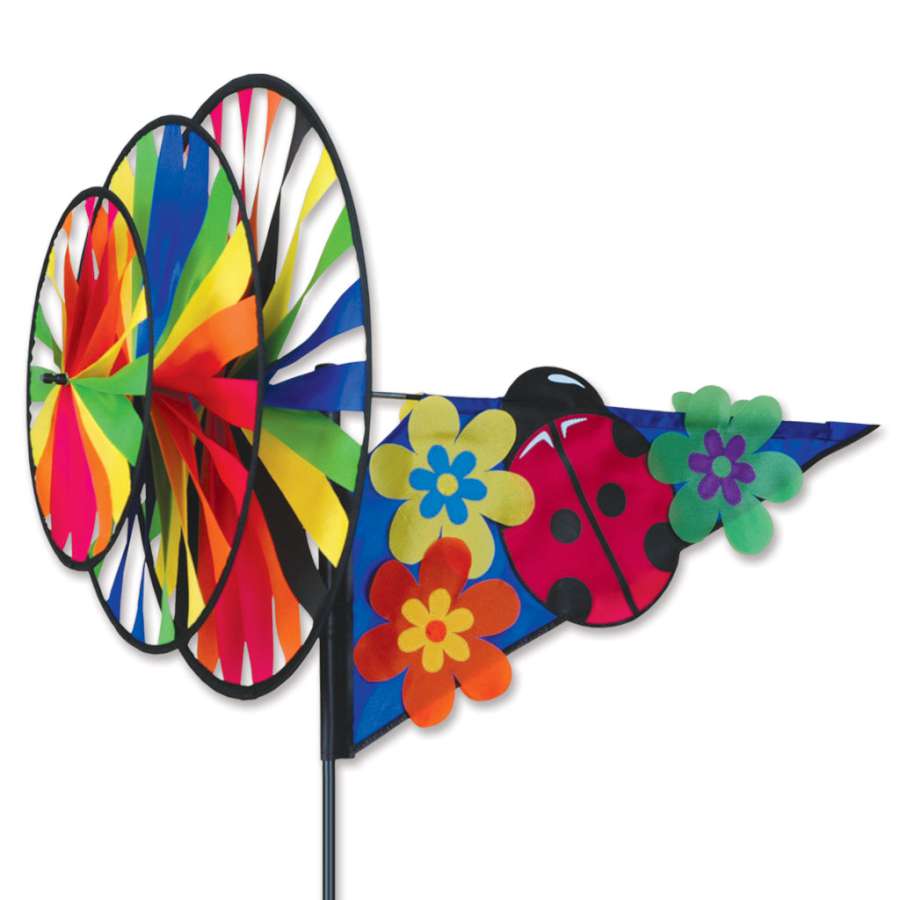 Triple Spinner - Pink Ladybug - Picture Pretty KitesTriple Spinner - Pink LadybugGarden Art, windsocks, and wind spinners;Garden Art, windsocks, and wind spinners/Outdoor Decor;Brands/PremierPR27116Picture Pretty KitesPR2711646687969Triple Spinner - Pink Ladybug