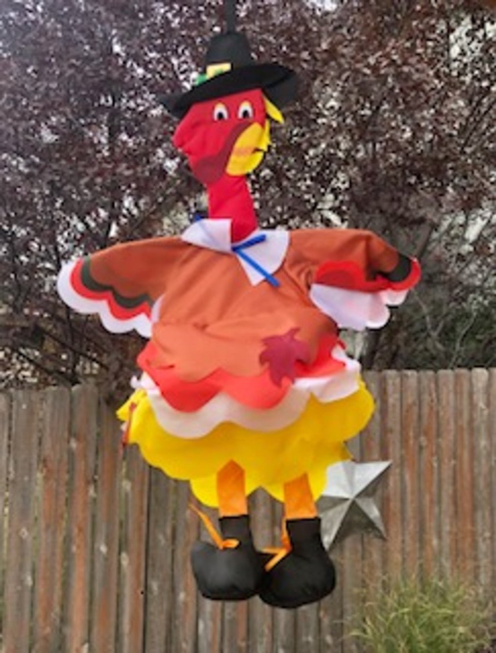 Turkey Wind Spinner - Picture Pretty KitesTurkey Wind SpinnerGarden Art, windsocks, and wind spinners;Garden Art, windsocks, and wind spinners/Seasonal Items;Garden Art, windsocks, and wind spinners/Wind Spinners;Bargain Bin;Brands/AirVantageITB1148Picture Pretty KitesITB114850915041Turkey Wind Spinner