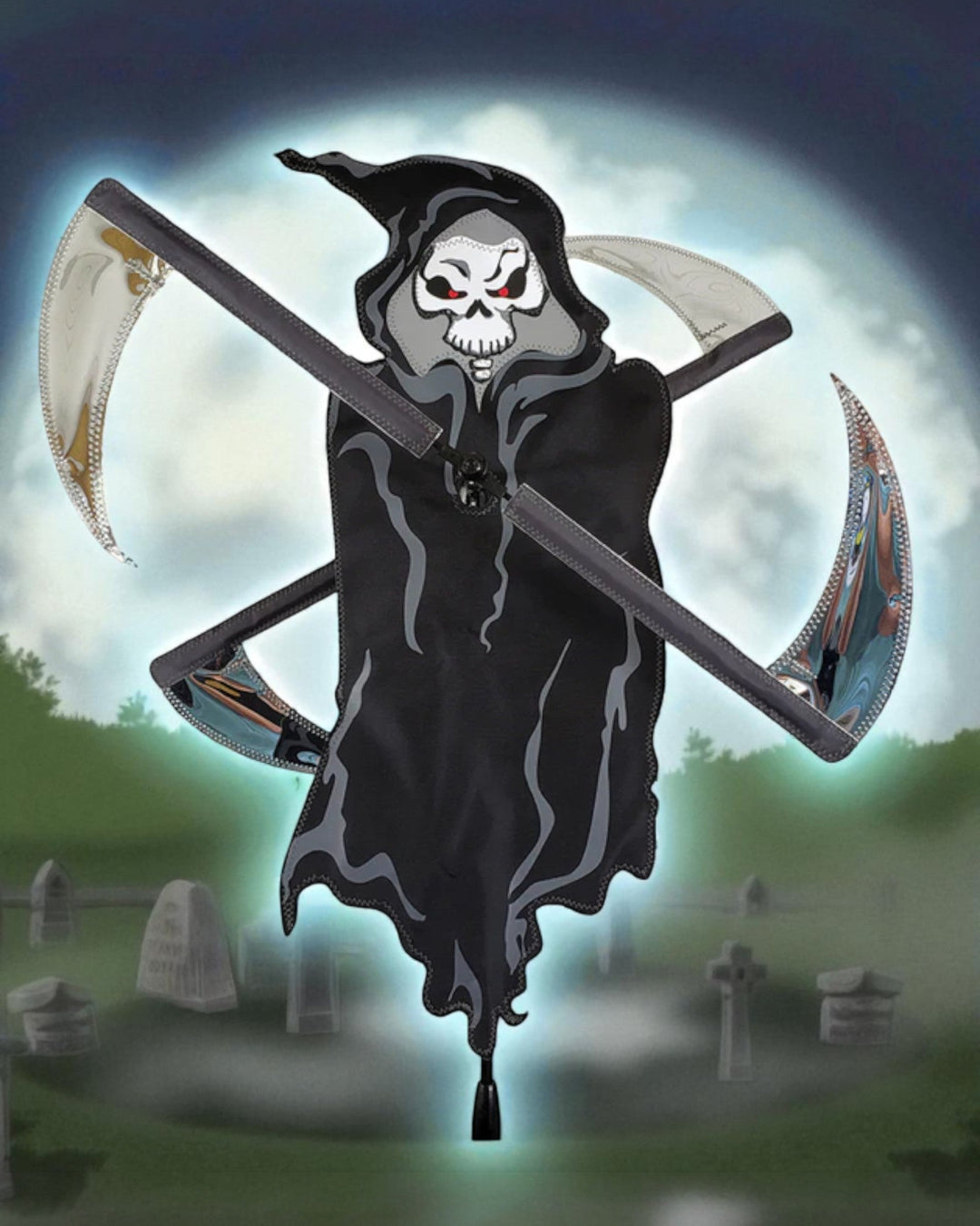 WhirliGig Spinner - Grim Reaper - Picture Pretty KitesWhirliGig Spinner - Grim ReaperGarden Art, windsocks, and wind spinners;Garden Art, windsocks, and wind spinners/Outdoor Decor;Garden Art, windsocks, and wind spinners/Seasonal Items;Bargain Bin;Brands/PremierPR21934Picture Pretty KitesPR2193449309409WhirliGig Spinner - Grim Reaper